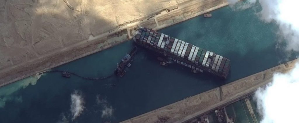 Canale di Suez bloccato