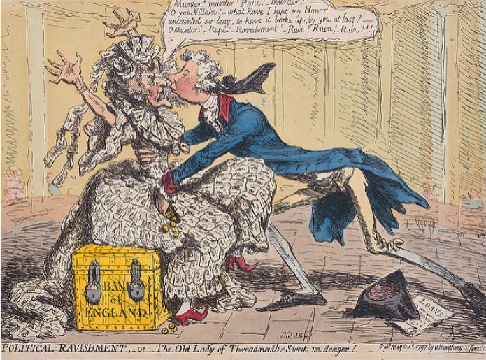 La vignetta da cui trae origine il soprannome della Bank of England