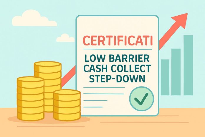 certificati low barrier cash collect step down