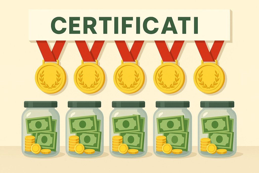 certificati premio fisso