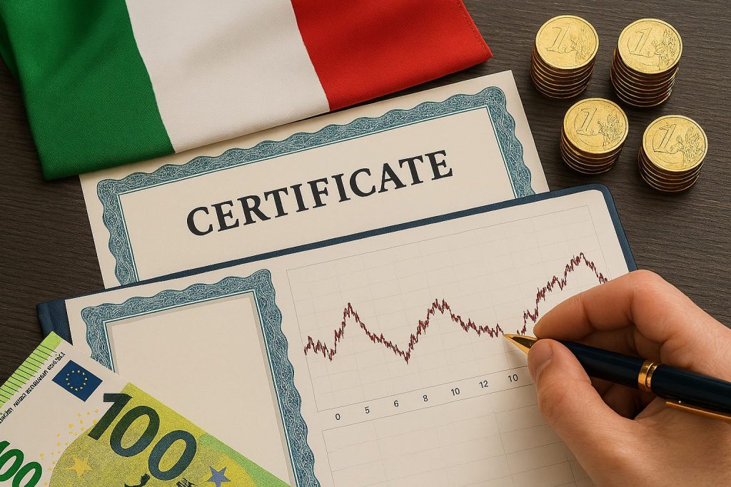 certificati titoli italiani