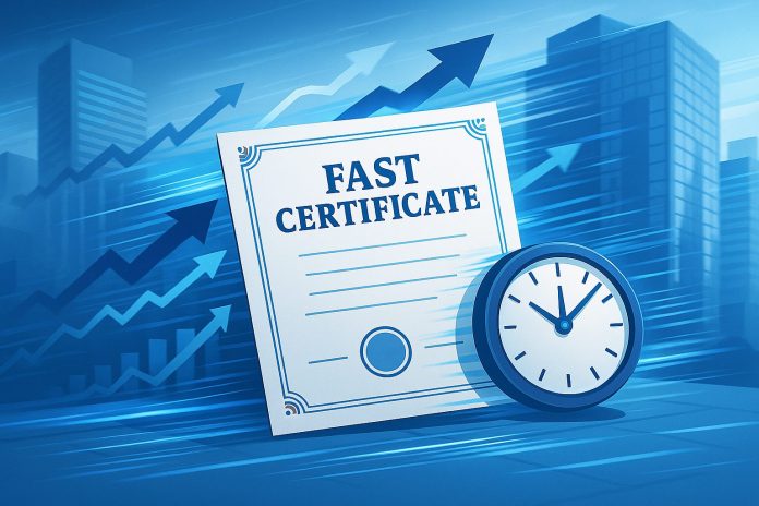 fast certificate fast certificate