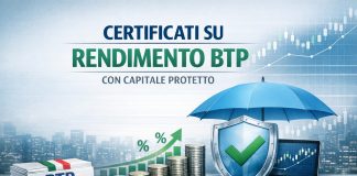 Goldman Sachs: capitale protetto e cedole annue del 5,50% se il rendimento del BTP Italiano è sotto il 4,50% CERTIFICATI BTP Italia