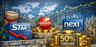 Barriera capitale al 40% e cedole fino al 14,40% annuo su azioni italiane cedole mensili barriera 40 azioni italiane