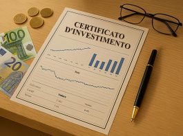 certificato con maxi cedola