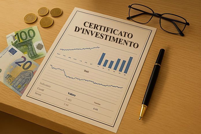 certificato con maxi cedola