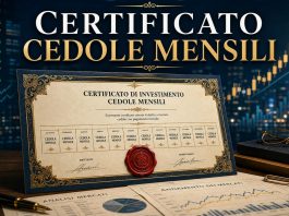 Certificato cedole mensili