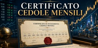 Certificato cedole mensili