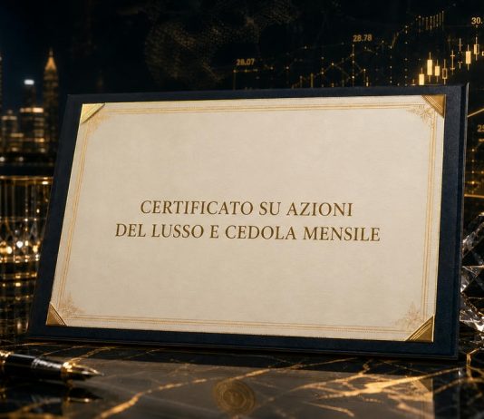 certificato azioni lusso