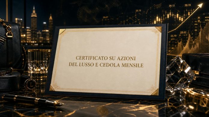 certificato azioni lusso