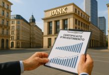 certificato con titoli bancari