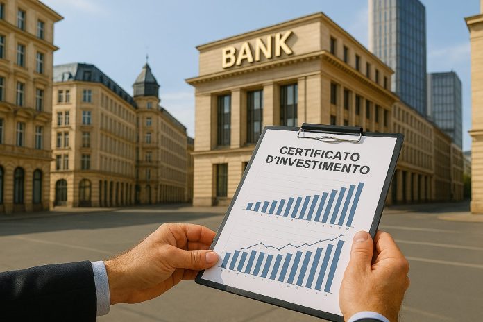certificato con titoli bancari