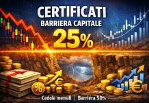 Arrivano su Borsa Italiana i primi Certificates con Barriera Capitale al 25% CERTIFICATI CON BARRIERA 25%