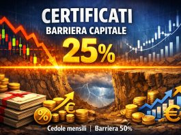 Arrivano su Borsa Italiana i primi Certificates con Barriera Capitale al 25% CERTIFICATI CON BARRIERA 25%