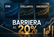Certificato con barriera capitale al 20% su azioni italiene cedole fino al 13,50% annuo lordo Certificato azioni italiano