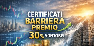 Da Vontobel una gamma di certificates con barriera cedolare al 30% certificati barriera 30%