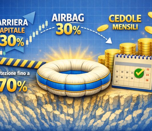 Certificates con barriera capitale al 30%, airbag al 30% e premi fino all’11% annuo lordo certificati airbag 30%