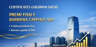 Goldman Sachs: tre anni di premi fissi e cedole fino al 13,80% annuo lordo certificati goldman sachs