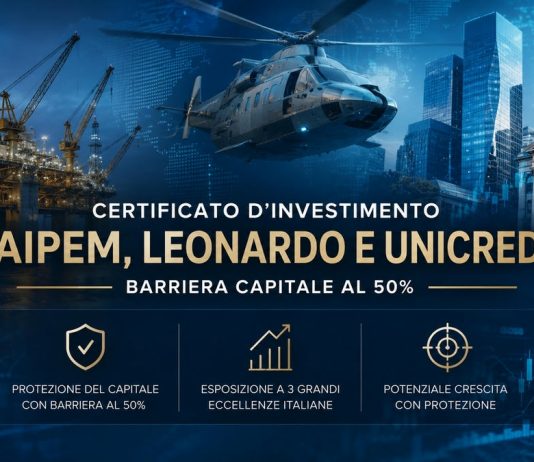 Certificato Leonteq TCM su azioni italiane con barriera capitale al 50% e rendimento cedolare annuo fino al 16,80% Certificato barriera 50%