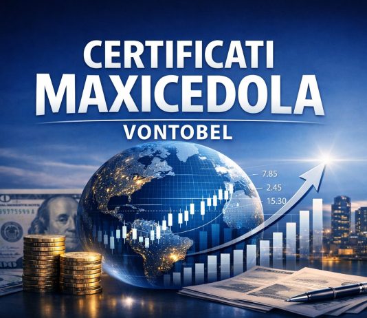 Vontobel – Cinque nuovi certificati con Maxicedola fra il 15% ed il 50% lordo maxicedola vontobel