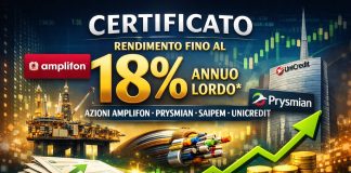 certificato azioni 18%
