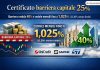 barriera capitale 25%