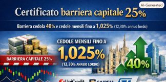 barriera capitale 25%