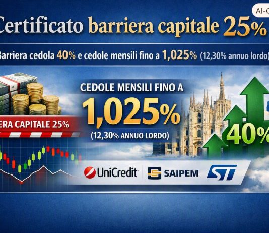 barriera capitale 25%
