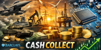 Cash Collect Barclays su difesa, energia e chip: cedola dell’1,30% mensile con barriera al 30% CASH COLLECT
