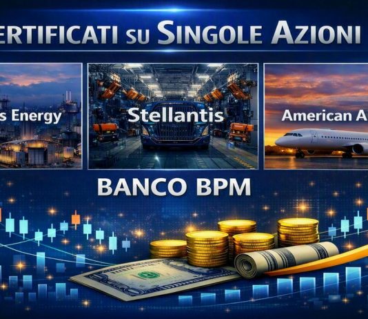 Banco BPM: focus su certificates su Siemens Energy, Stellantis e American Airlines Certificati singola azione
