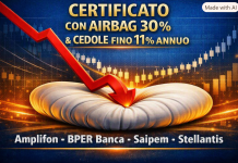 Certificato CITI con airbag al 30% e cedole fino all’11% annuo su grandi azioni italiane certificato airbag 30%