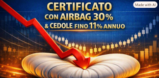 Certificato CITI con airbag al 30% e cedole fino all’11% annuo su grandi azioni italiane certificato airbag 30%