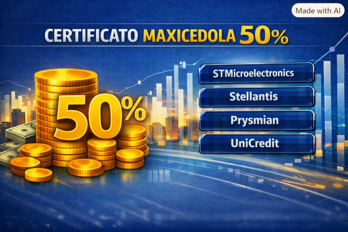 maxicedola 50% azioni italiane