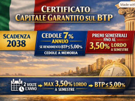 Barclays: Capitale protetto e cedole del 7% con effetto memoria se il rendimento del BTP è fino al 5,00% certificati BTP