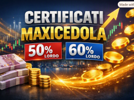 Da Citi due Certificati con Maxicedola potenziale del 50% e al 60% lordo CERTIFICATI MAXICEDOLA 2026