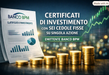 Banco BPM: Sei cedole fisse e barriera capitale al 50% su singola azione certificati Banco BPM