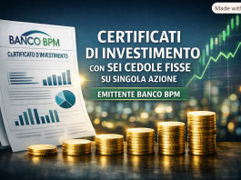 Banco BPM: Sei cedole fisse e barriera capitale al 50% su singola azione certificati Banco BPM