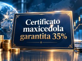 Da Citigroup nuovo certificato con Maxicedola fissa del 35% e barriere al 50% Certificato Maxicedola Garantita
