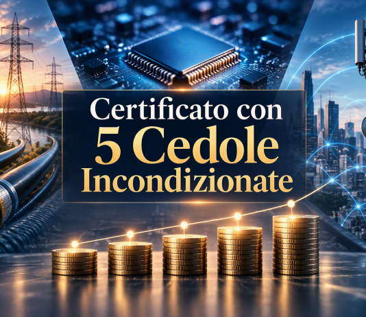 certificato 5 cedole incondizionate