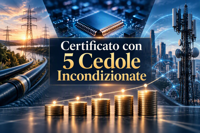 certificato 5 cedole incondizionate certificato 5 cedole incondizionate