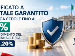 Certificati sul BTP – Capitale protetto e cedole fino al 10% annuo se il rendimento BTP si trova fra 0 e 5,20% annuo CERTIFICATI BTP